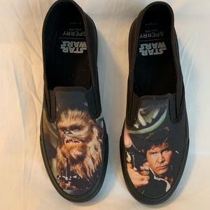 Sperry Star Wars slip ons sz 9M
